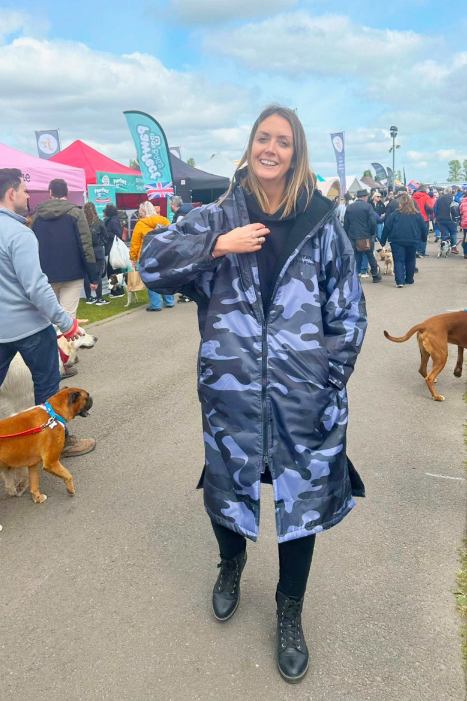 Womens StayDry Walkies Dog Walking Waterproof Robe Coat