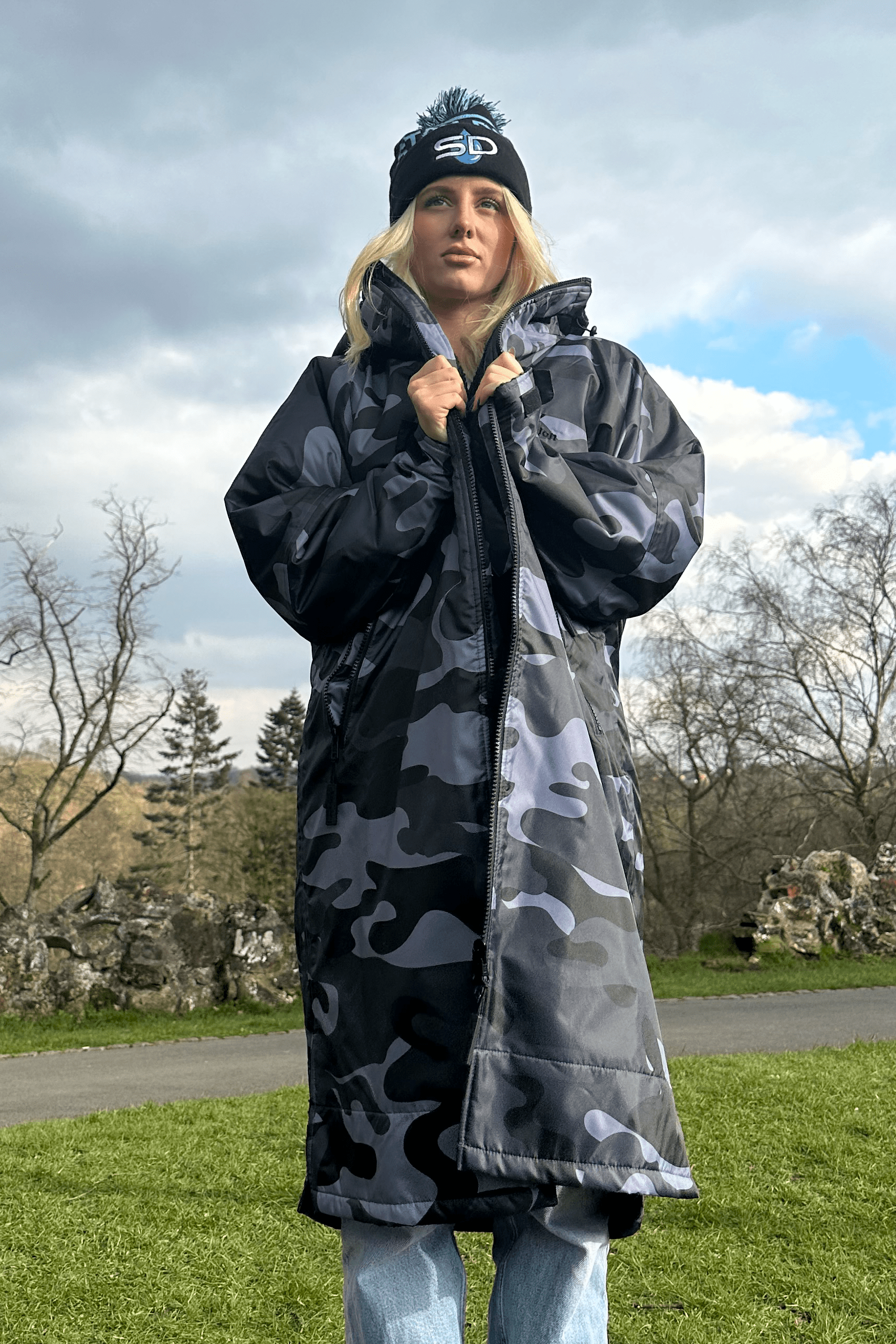 Womens StayDry Urban Camo Waterproof Robe